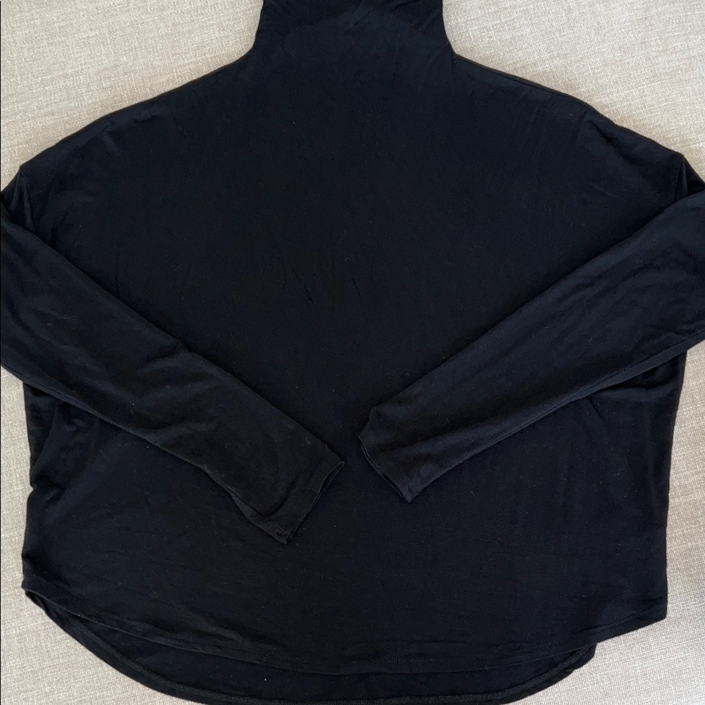 Aritzia Babaton Black Turtleneck Top